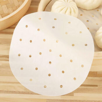 拜杰蒸笼纸24cm*100张一次性食品级包子馒头垫纸不粘家用露营蒸屉纸 商品图8