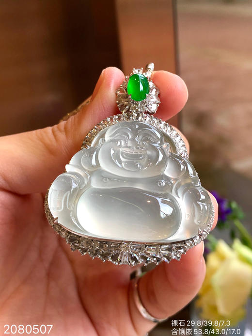 2080507，玻璃佛公吊坠。具体价格微信咨询 商品图5
