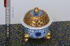 清乾隆青花鎏金香薰炉 商品缩略图0