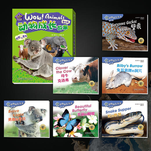 (仓发) 动物成长故事 第七辑 机智与勇气（外研社双语故事屋 套装共6册 点读版 附扫码音频）/外语教学与研究出版社/[澳]丽贝卡·约翰逊(Rebecca Johnson)/9787521315950 商品图1