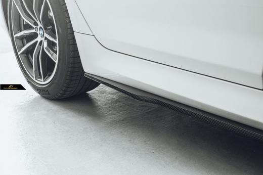宝马G30 G38F90 M5 MTECH FDGT 高品质 抽真空 双面碳纤 侧裙定风翼 商品图0