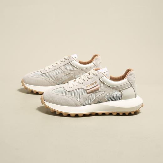 「Luji华夫阿甘鞋」夏季新款轻便厚底网面透气休闲运动女鞋 商品图2