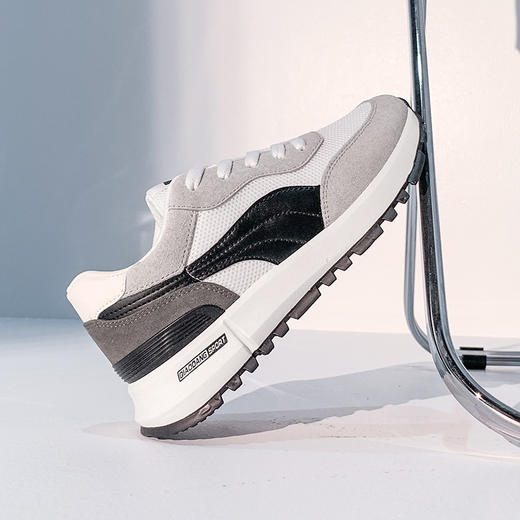 「好品质看的见」2022春款网布阿甘鞋学生平底鞋休闲运动鞋广场舞女鞋 商品图2