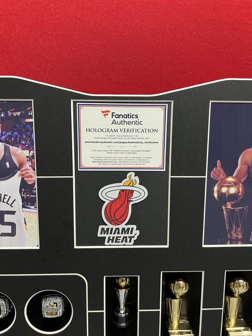 收藏系列 韦德 热火队3号红色 5/33 亲笔签名球衣 B281149 商品图2