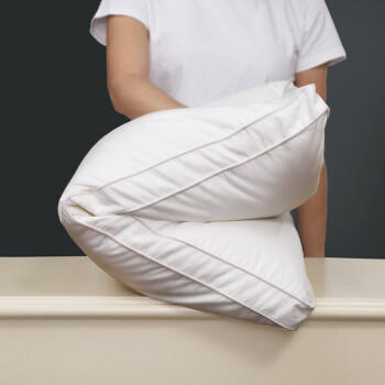 富安娜家纺枕头芯颈椎枕五星级酒店枕一个装纯棉抗菌枕芯纤维枕70*45cm 商品图1