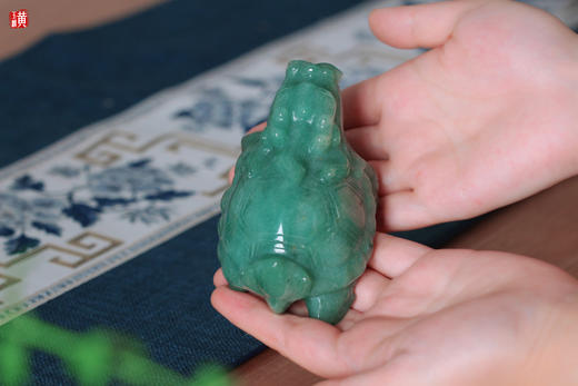 天然东陵玉龙龟摆件 商品图4