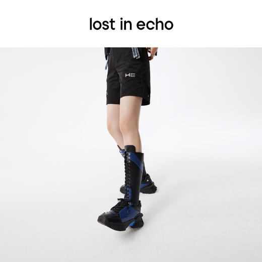 【下架】lost in echoPlayer系列超轻厚底拉链牛津老爹中筒靴烟筒靴小腿靴 商品图3