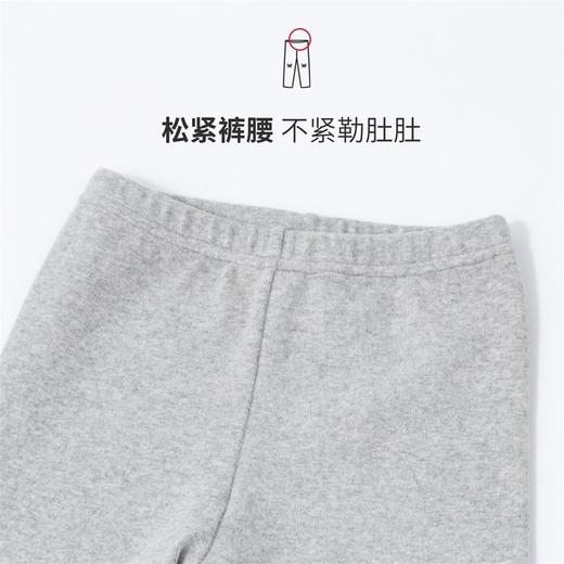 贝贝怡童装新款打底裤女童蝴蝶休闲长裤春秋磨毛裤子 商品图7