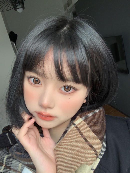 【大直径】 Doriscon-蜜桃粉棕-14.5mm 【年抛 0-1000度 无525/575】 商品图1