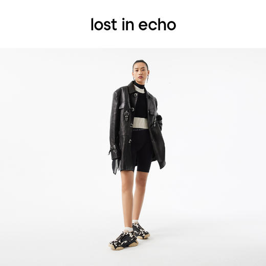 lost in echo Player系列超轻复古厚底拉链牛津老爹鞋 商品图3