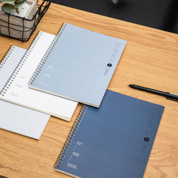 得力(deli)4本B5/60张绅调系列学生螺旋本线圈本 学生记事本日记本笔记本子文具 LB560-4 商品图1