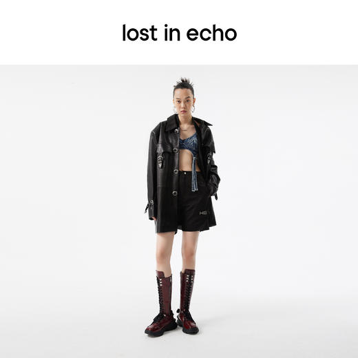 【下架】lost in echoPlayer系列超轻厚底拉链牛津老爹中筒靴烟筒靴小腿靴 商品图2