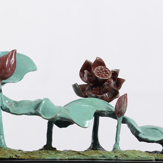 宇达青铜全铜摆件《好事连连》铜工艺品 创意礼品 家居办公室 装饰摆件 商品图3