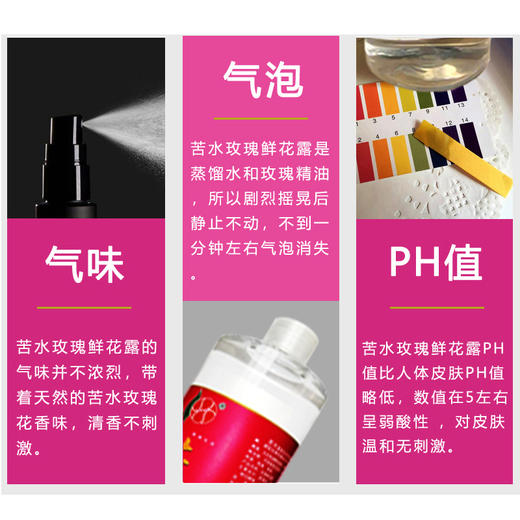 苦水牌甘肃油玫瑰清晨采摘鲜花苞纯露500ml大瓶装核心产区蒸馏提取玫瑰水玫瑰露 商品图1