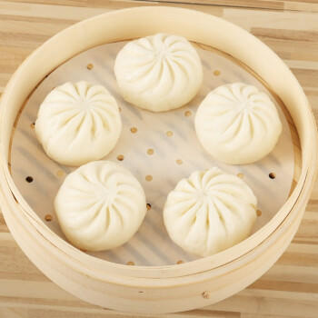 拜杰蒸笼纸24cm*100张一次性食品级包子馒头垫纸不粘家用露营蒸屉纸 商品图2