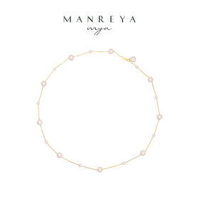 Manreya玛芮雅「以爱之名-满天星」18K金淡水AK珍珠项链