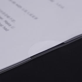 天章(TANGO)30个A4透明文件套L型文件夹单片两页式办公收纳文件袋发票袋加厚防水防尘二页式资料袋档案夹