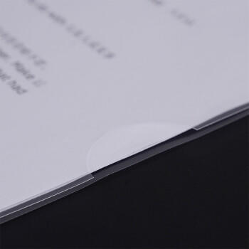 天章(TANGO)30个A4透明文件套L型文件夹单片两页式办公收纳文件袋发票袋加厚防水防尘二页式资料袋档案夹 商品图0