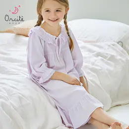 HELLO直播 |女童长袖裙子淡紫色 商品图0