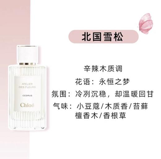 Chloe蔻依克洛伊仙境花园木兰诗语北国雪松马鞭草纸莎草女士香水 商品图1