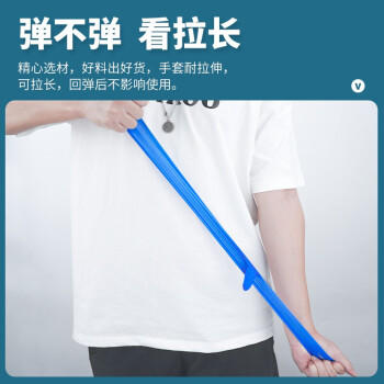 爱马斯（AMMEX）一次性手套丁腈100只大码餐饮加厚耐用实验室家务洗碗丁晴手套 商品图3