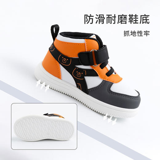 贝贝怡宝宝运动鞋儿童高帮休闲鞋春秋新款鞋子 商品图8