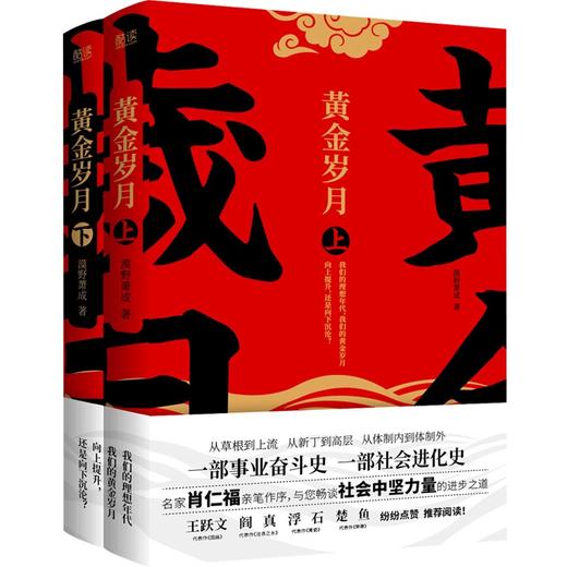 (仓发) 黄金岁月：全二册（官场反腐小说名家肖仁福亲笔作序，与读者畅谈社会中坚力量的进步之道）/北京联合出版公司/漠野萧成/9787559653321 商品图0