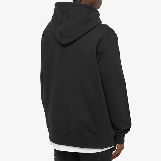 ALEXANDER MCQUEEN 亚历山大麦昆 男士棉质 McQueen 涂鸦印花连帽卫衣 黑色 688715 QTZ81 0901 商品图2
