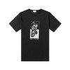 ALEXANDER MCQUEEN 亚历山大麦昆 男士棉质双骷髅徽标圆领短袖T恤 黑色 704987 QTZ08 0901 商品缩略图0