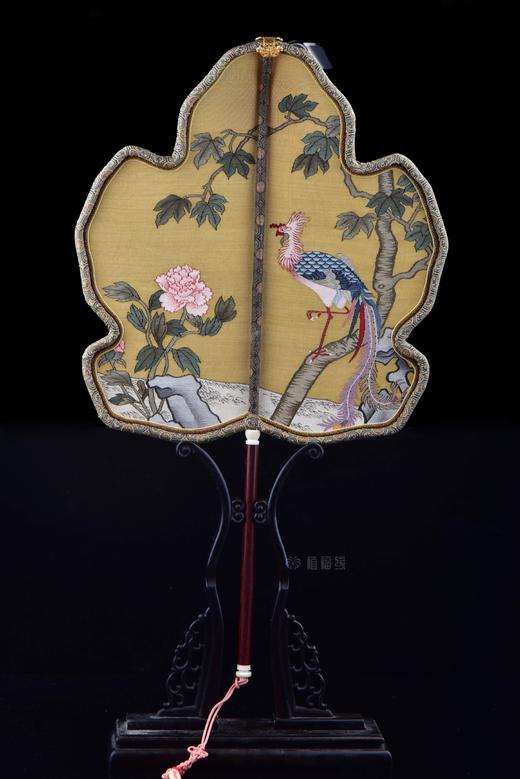 【凤栖梧桐】缂丝梧桐扇-ZX2207052 商品图2