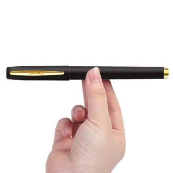 金万年【12支大容量】文具0.7mm黑色中性笔水笔 签字笔 耐磨笔头办公签字笔磨砂笔杆水笔G-1327-001 商品图0