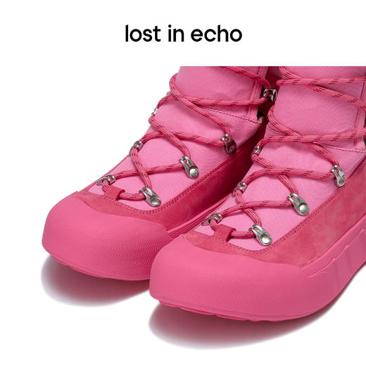 lost in echo Player系列户外风格绗棉填充帆布高帮运动鞋短靴 商品图4