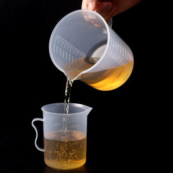 拜杰量杯 1000/250/20毫升塑料量杯 耐高温刻度量杯烘焙工具 3件套 商品图3