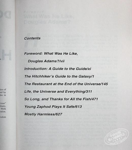 【中商原版】[英文原版]The Ultimate Hitchhiker's Guide to the Galaxy 商品图4