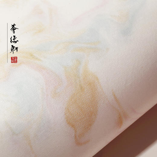 墨流纹&虎皮纹 名贵天然草本植物手工染色半生熟宣纸 加厚韧性纸面平滑不滞笔不伤笔 洁净无杂好上色不易褪色 国画毛笔皆宜小楷行草爆款必选 | 一艺之间 用户好评精选推荐 商品图4