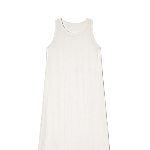 322工房新款16针芝麻点针法纯棉针织长连衣裙 商品图4