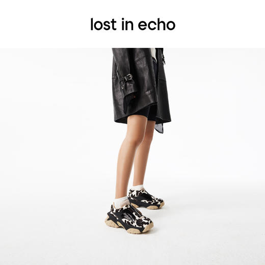 lost in echo Player系列超轻复古厚底拉链牛津老爹鞋 商品图4