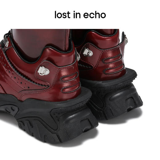 【下架】lost in echoPlayer系列超轻厚底拉链牛津老爹中筒靴烟筒靴小腿靴 商品图5