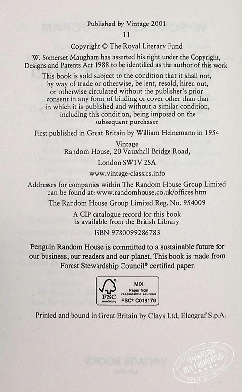 【中商原版】巨匠与杰作 豆瓣高分 英文原版 Ten Novels and Their Authors Somerset Maugham 商品图4