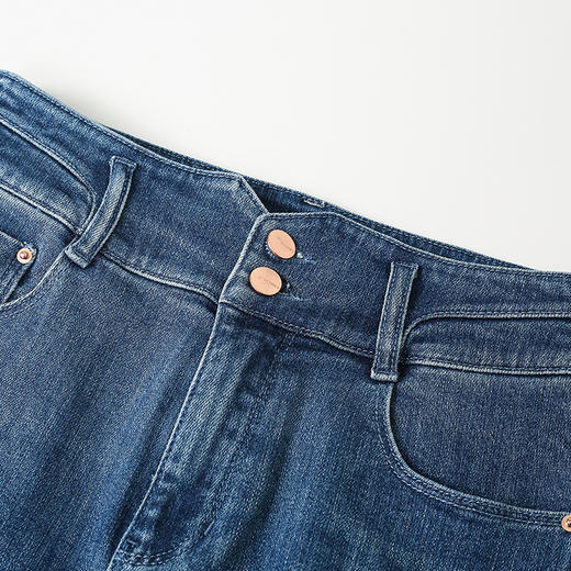 VIMAGE纬漫纪秋季新款时尚通勤显瘦高腰百搭牛仔裤V1805427 商品图2