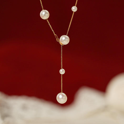 Manreya玛芮雅「以爱之名-满天星」18K金淡水AK珍珠项链 商品图5