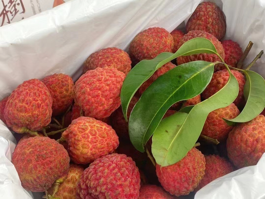 明亮的"胭脂红",细腻的奶白色果肉,柔滑细嫩,甜中夹带着浓蜜感,余味