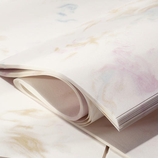 墨流纹&虎皮纹 名贵天然草本植物手工染色半生熟宣纸 加厚韧性纸面平滑不滞笔不伤笔 洁净无杂好上色不易褪色 国画毛笔皆宜小楷行草爆款必选 | 一艺之间 用户好评精选推荐 商品图9