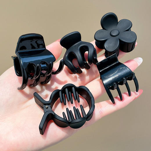 【10-20个 】夏天隐形高马尾固定神器抓夹女小号鲨鱼夹发夹后脑勺头饰发卡爪夹 商品图1