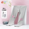 贝贝怡童装新款打底裤女童蝴蝶休闲长裤春秋磨毛裤子 商品缩略图9