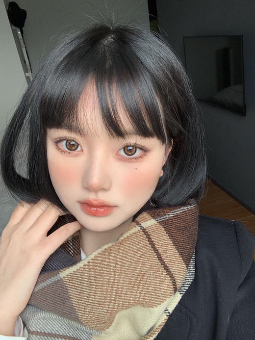 【大直径】 Doriscon-蜜桃粉棕-14.5mm 【年抛 0-1000度 无525/575】 商品图4