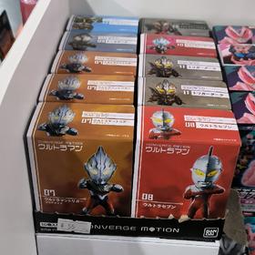 万代食玩   HCT-23090WO   奥特曼大集结 MOTION系列（单品、无糖版）-混箱