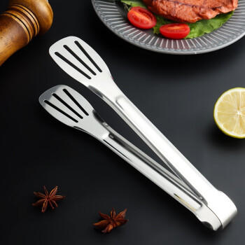 拜杰304多功能食品夹蛋糕夹牛排夹烧烤面包夹厨房烘焙夹子烤肉夹子 商品图5