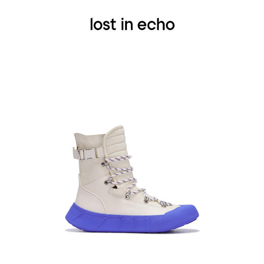 lost in echo Player系列户外风格绗棉填充帆布高帮运动鞋短靴 商品图1