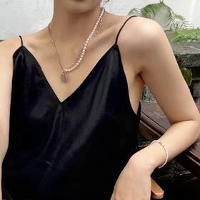 预售|纯天然珍珠 ins风半珠链男女同款项链.潮快闪[福利品]